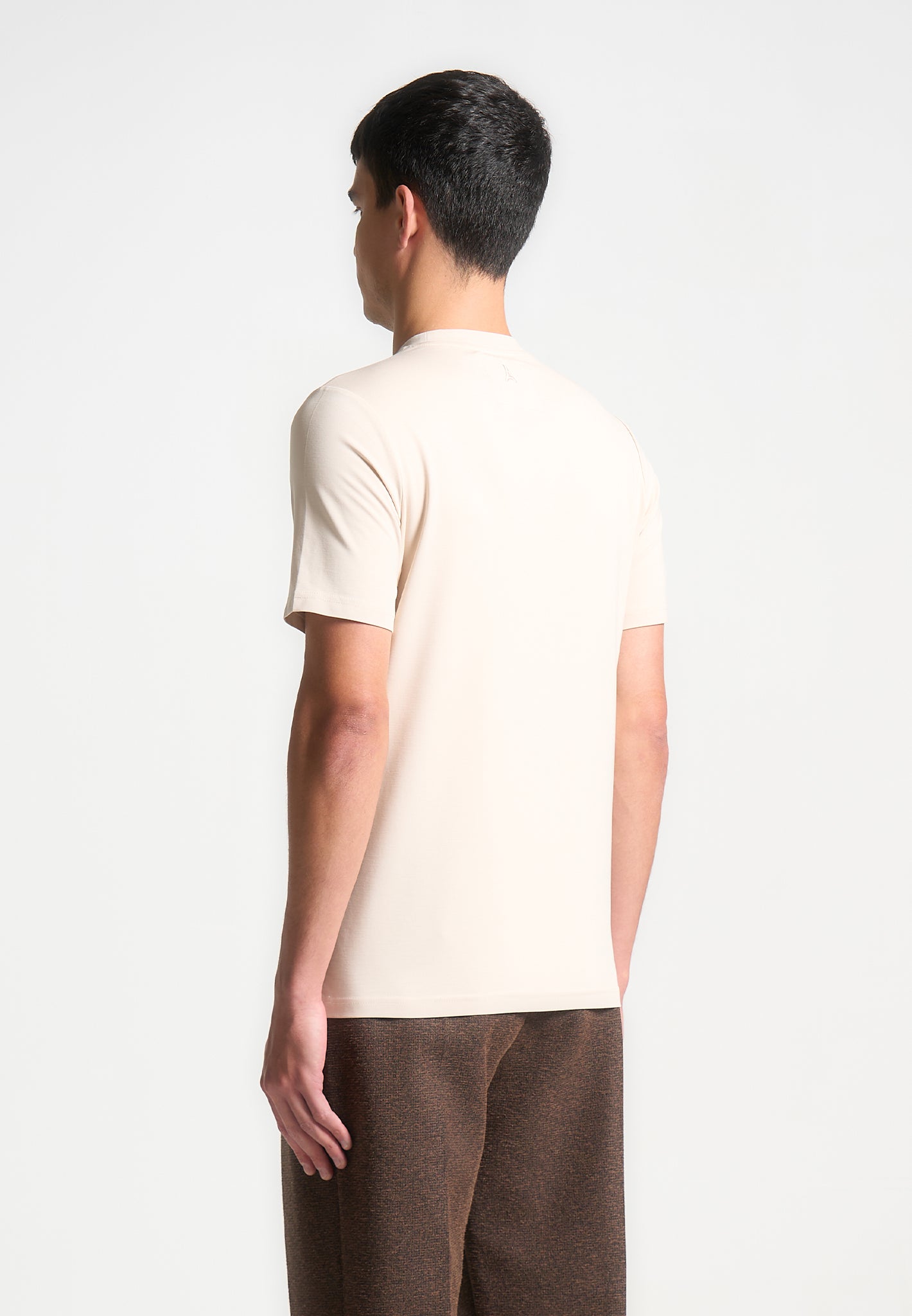 Fitted Luxe T-Shirt - Cream